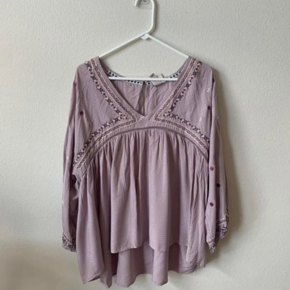 Knox Rose embroidered tunic blouse